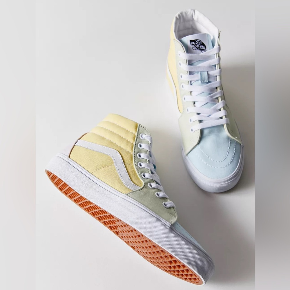 Vans Sk8-Hi Pastel Block Sneaker Size 8.5M/10W